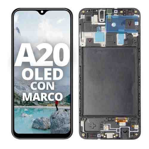 MODULO SAMSUNG A20 CON MARCO OLED